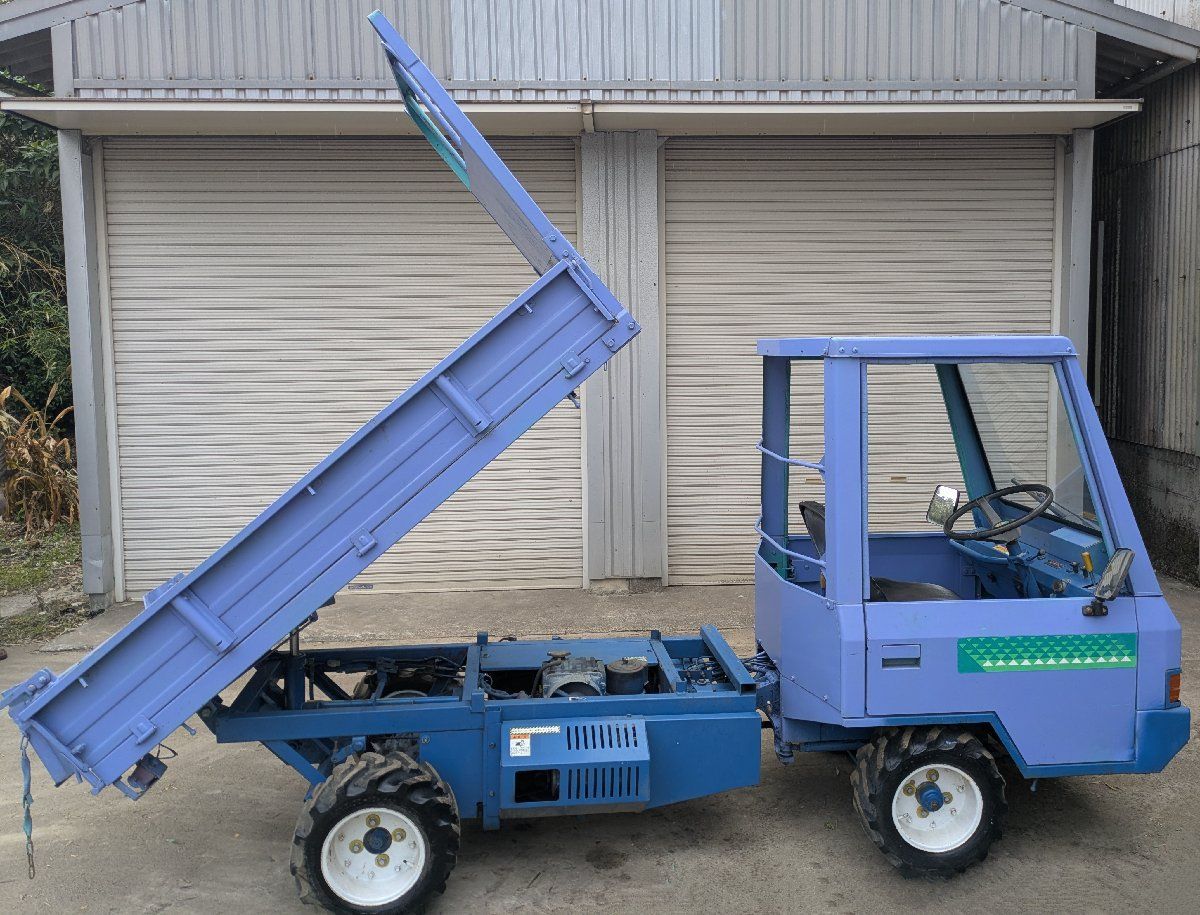 鹿児島発　築水キャニコム　油圧ダンプ　中折れ4輪運搬車ELL801　引き取りできる方お願いいたします。 鹿児島発 築水キャニコム 油圧ダンプ 中折れ4輪運搬車ELL801 引き取り