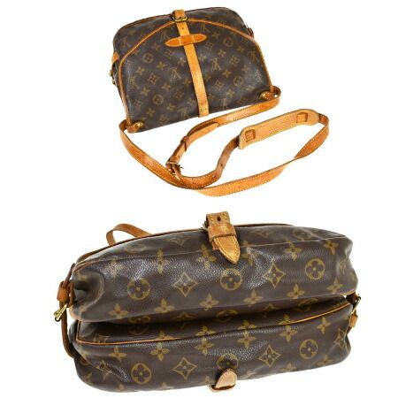 中古】 ルイヴィトン LOUIS VUITTON ソミュール 30 ショルダーバッグ  