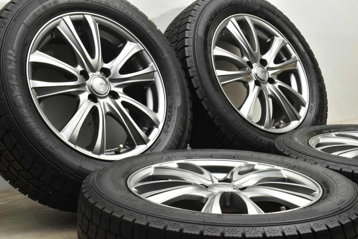 シビラネクスト 16in 6J 45 PCD100 グッドイヤー アイスナビ7 195|65R16 ライズ ロッキー レックス ガソリン車 交換用