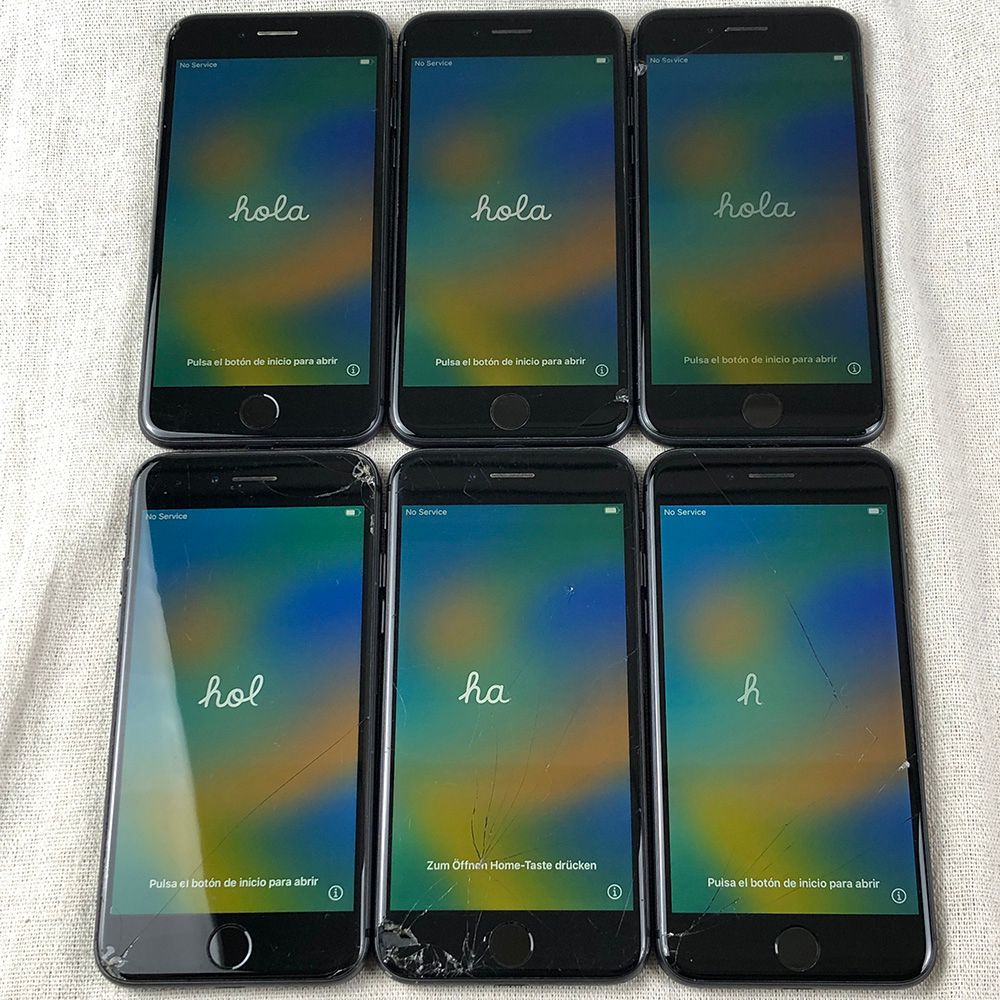 ◇ジャンク品◇【6点セット・SIMロック解除済】Apple iPhone 8
