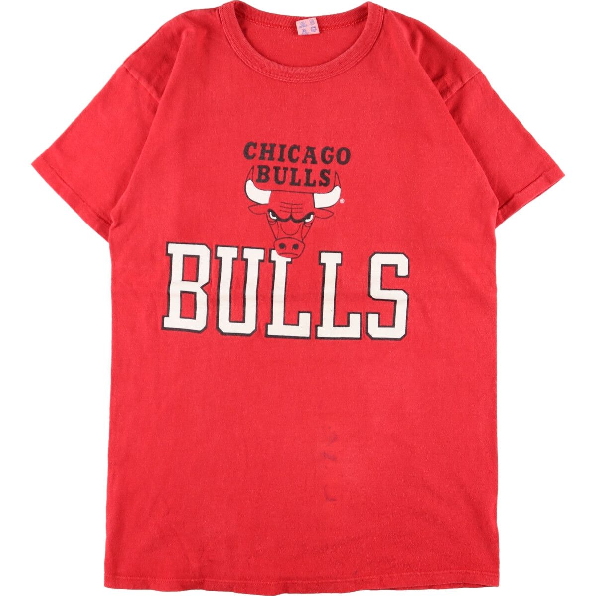 80年代 チャンピオン Champion トリコタグ NBA CHICAGO BULLS シカゴブルズ スポーツプリントTシャツ USA製 メンズL ヴィンテージ /eaa352410