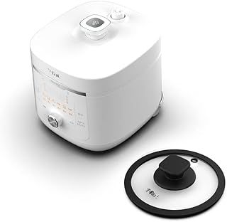 ティファール 電気圧力鍋 無水調理 4L 1台12役 ガラス蓋付属 ラクラ クッカー 旨み 独自の煮込み鍋 ホワイト CY3611JP