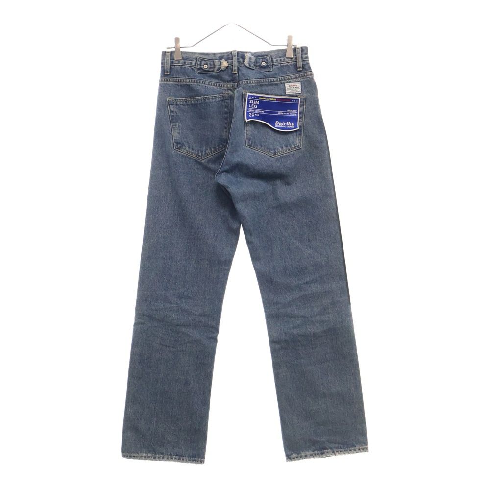 DAIRIKU 22SS Coating “Slim“ Denim Pants 【公式通販】