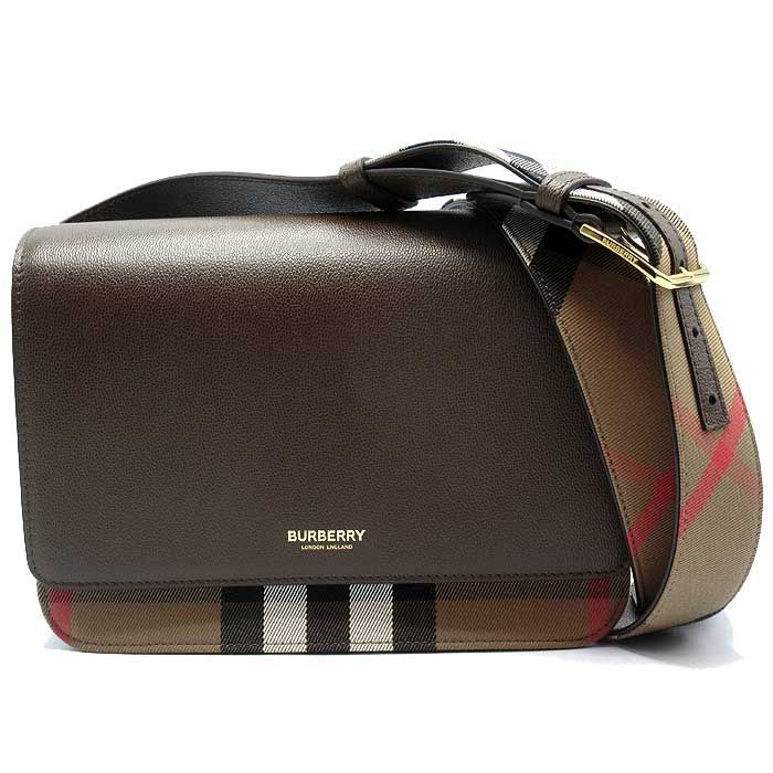 バーバリー ショルダーバッグ BURBERRY MACKFORD レザー 2WAY
