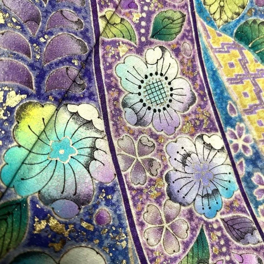 金通し 枝垂れ 辻ヶ花 熨斗 振袖 成人式 晴れの日 着物 021a p - メルカリ 