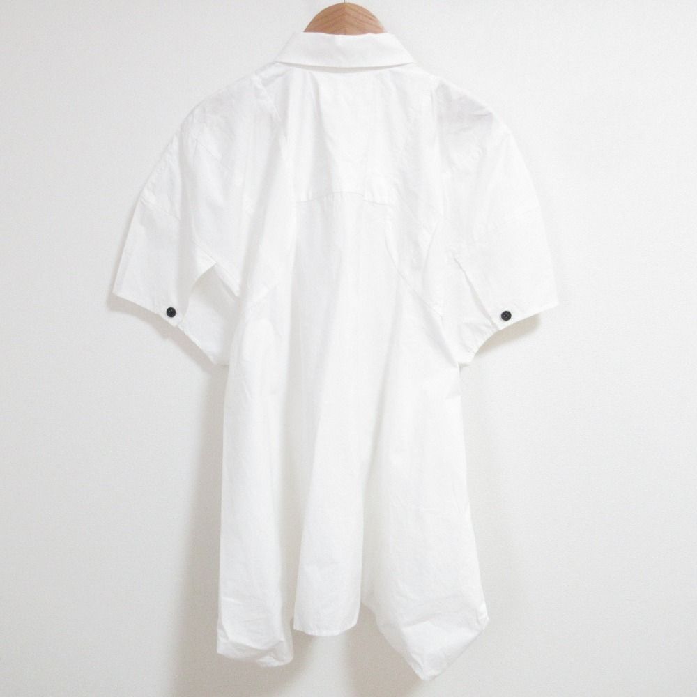 kuu 　ENFÖLD ホワイト シャツ 38 エンフォルド カットソー 白 38（FLARE SHIRT｜38｜WHT｜SHIRTS