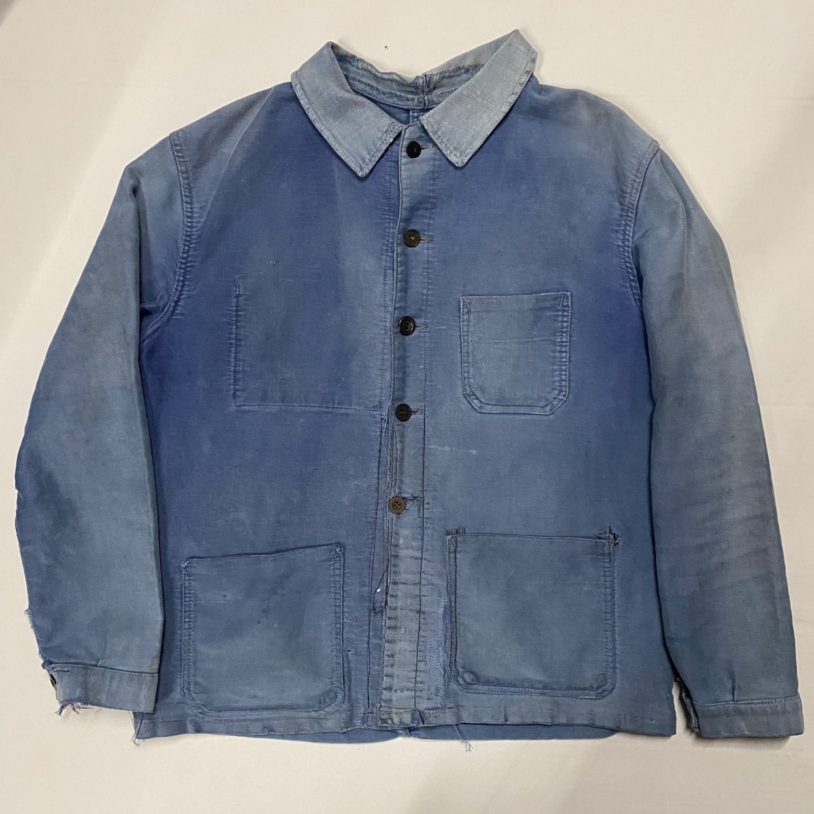 50s 〜 60s ヴィンテージ フレンチ モールスキンジャケット ユーロ 古着 50s ESKA フレンチ ワーク モールスキン ジャケット 古着 ヴィンテージ