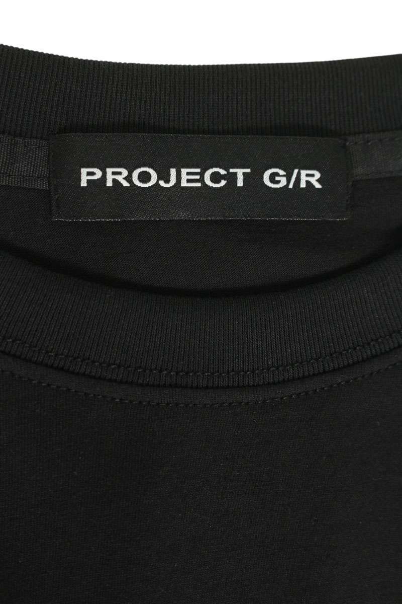 A17369 未使用 シークエル 23AW フォトプリントロンT ブラック L 2025