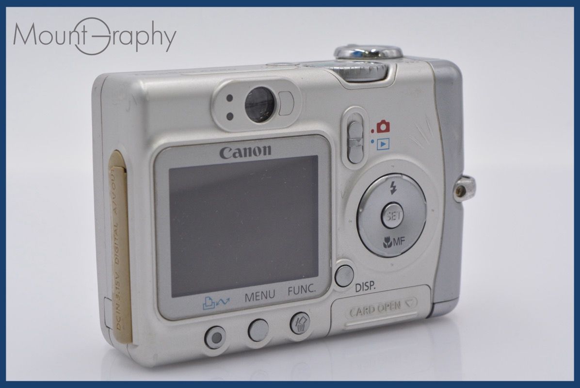 ♥動作確認済み♥Canon キャノン PowerShot A520 単3電池 PowerShot A520 - キヤノンカメラミュージアム