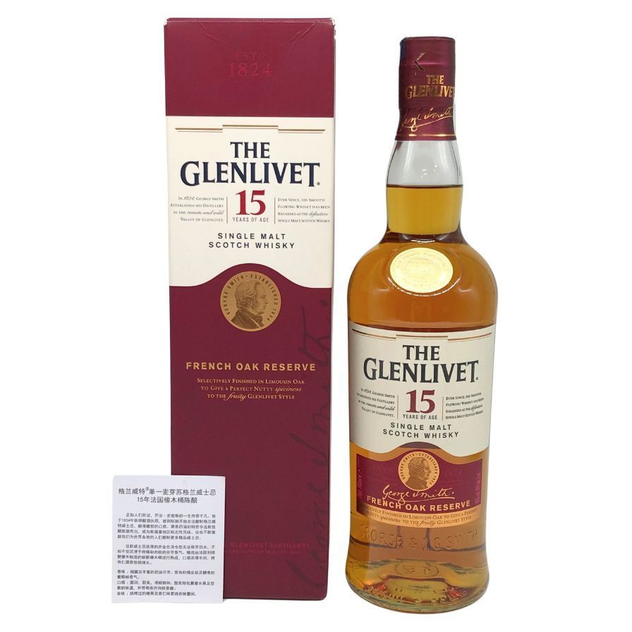 グレンリベット 15年 フレンチ オーク リザーブ 700ml 40%【P1】