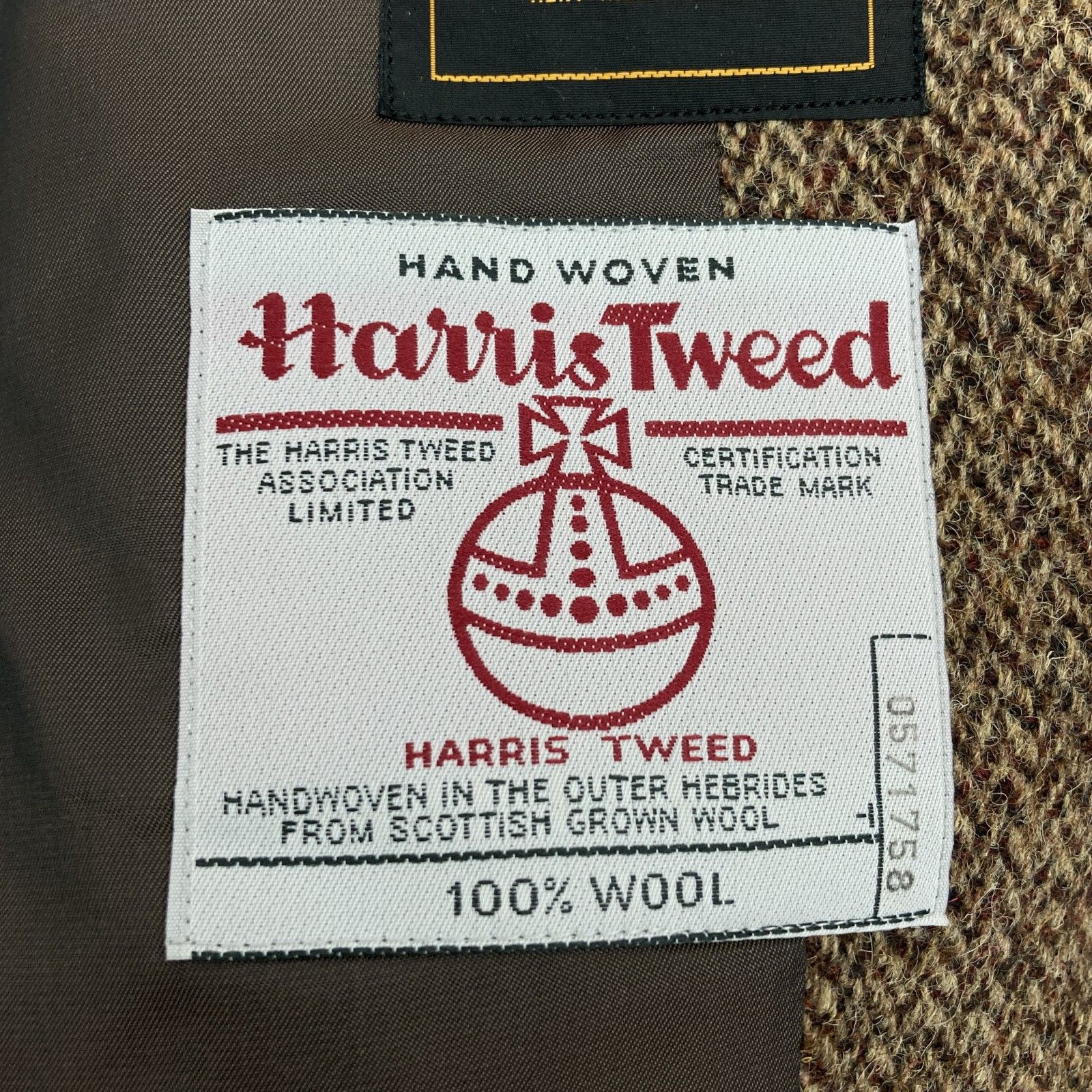 △ HARRIS TWEED ハリスツイード テーラードジャケット ジャケット 