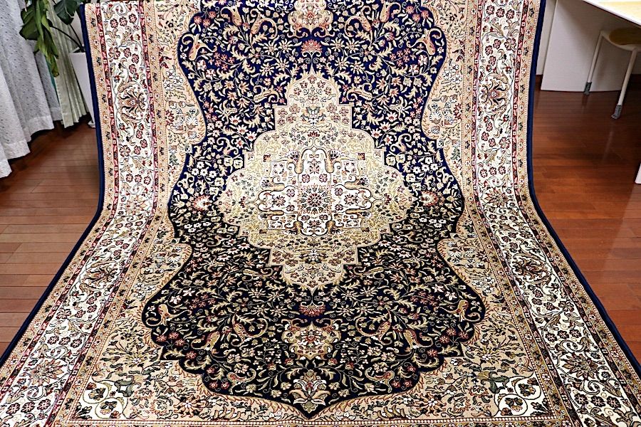 ペルシャ柄絨毯 200×290 新品未使用 大判ラグ カーペット 訳あり ペルシャ柄絨毯 200×290 新品未使用 大判ラグ カーペット