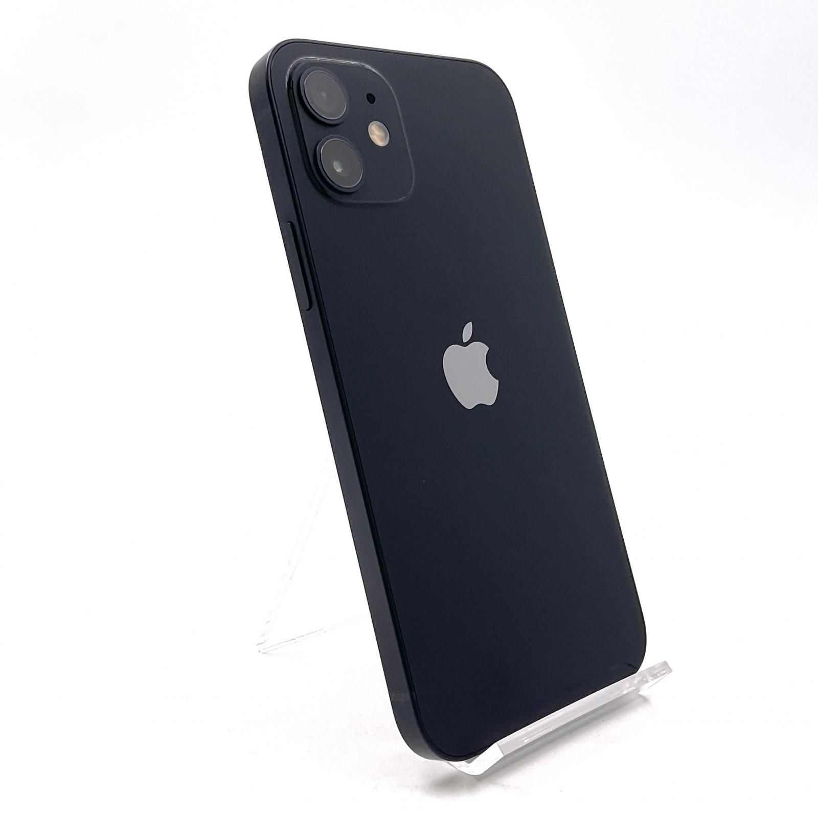 【新品未開封】【100%】iphone 12 ブラック SIM ロックなし iPhone 12 128GB ブラック Softbank SIMフリー 白ロム 動作確認