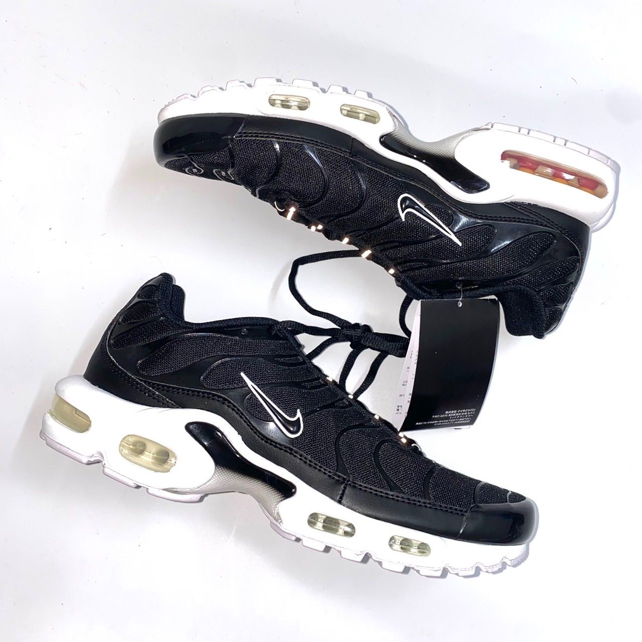 NIKE WMNS AIR MAX PLUS ナイキ エアマックスプラス BLACK/BLACK-WHITE 