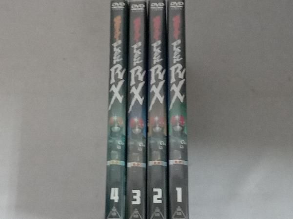 付属品欠品 販売 DVD [全4巻セット]仮面ライダーBLACK RX Volume.1~4