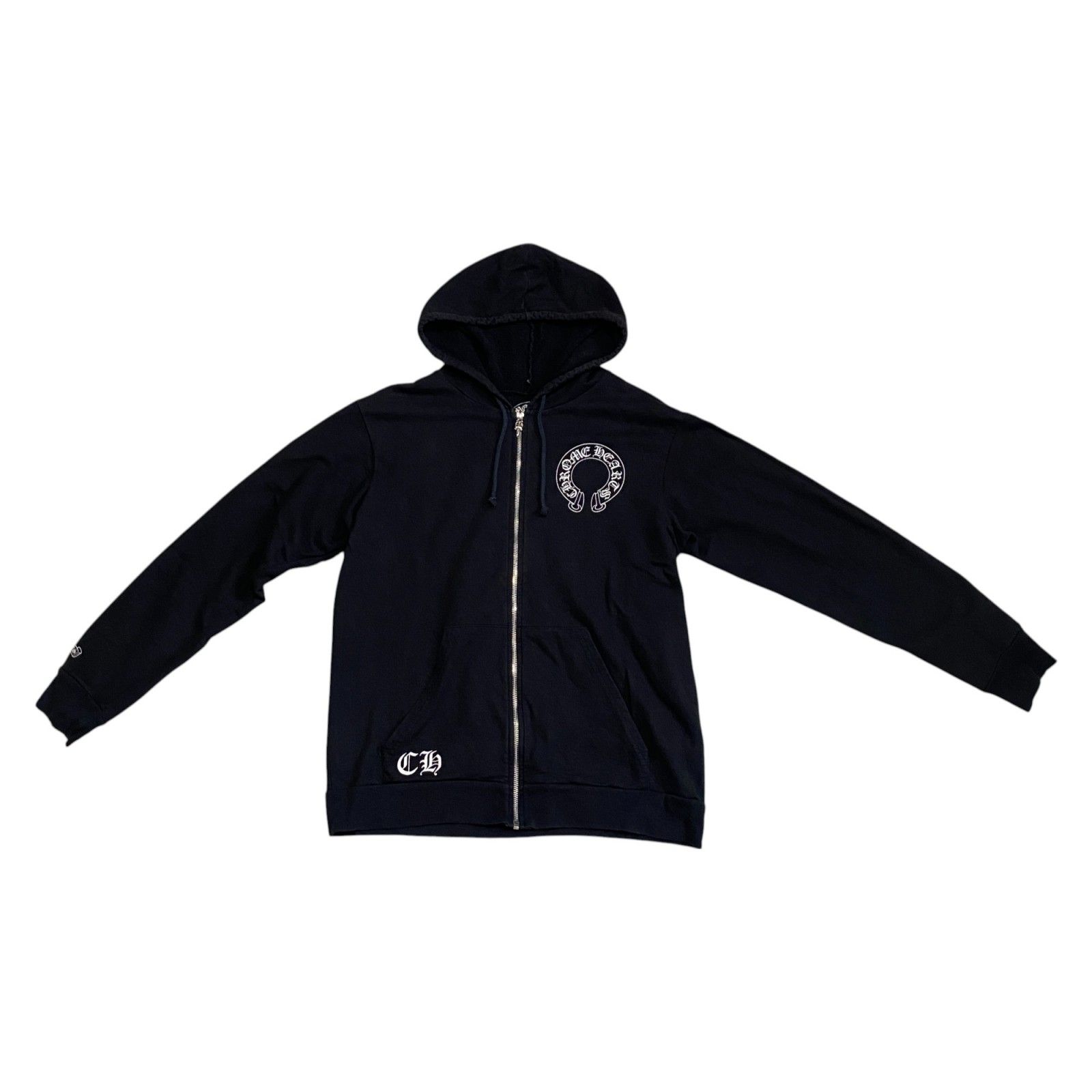 正規品 クロムハーツ CHROME HEARTS メンズ パーカー L ダガージップ 