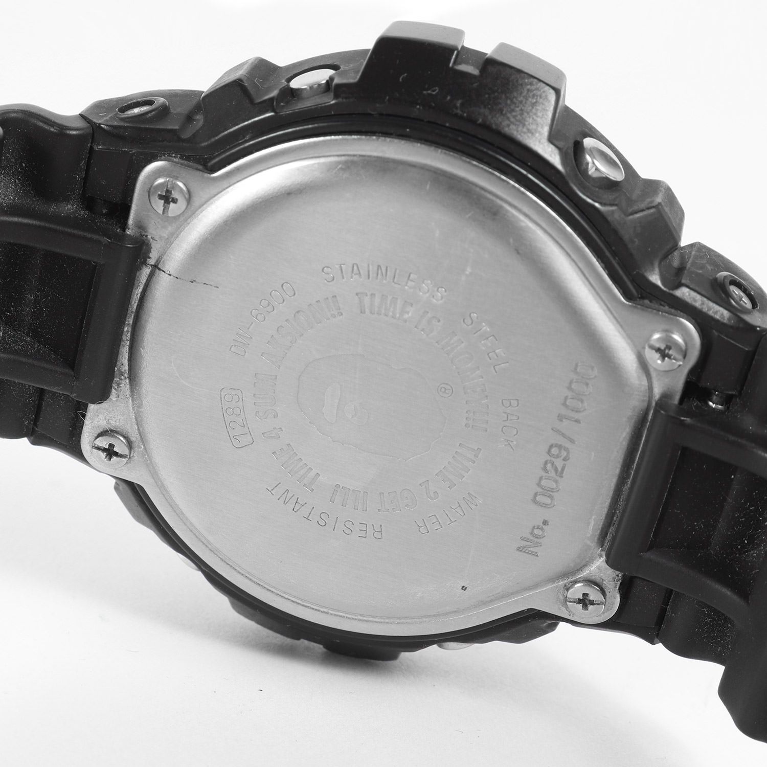 A BATHING APE ア ベイシング エイプ 00s 1000本限定 G-SHOCK DW-6900 腕時計 / ウォッチ ブラック 黒 ストリート ブランド コラボ【メンズ】