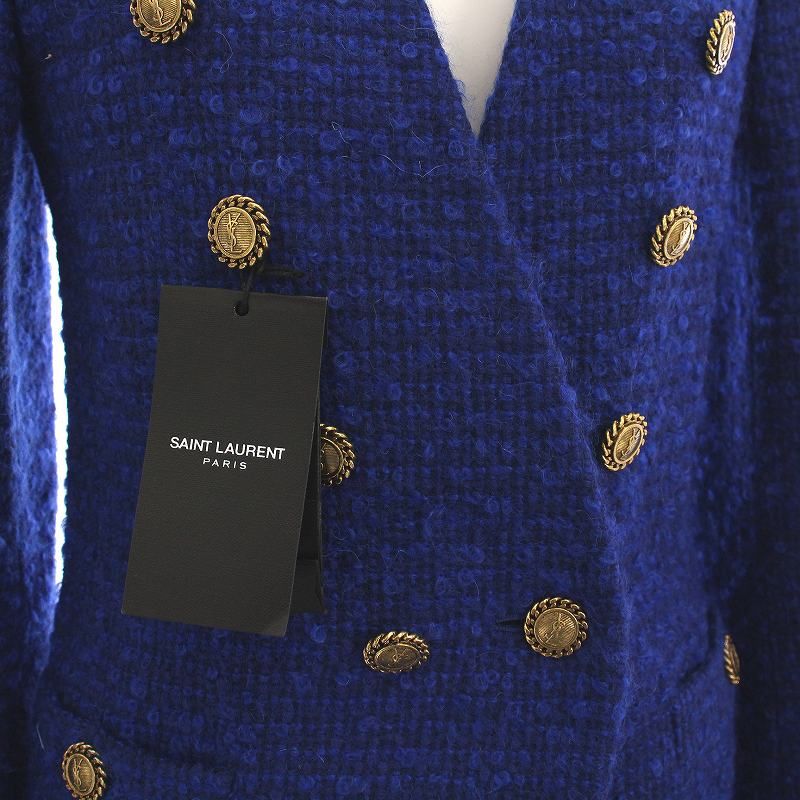 サンローラン パリ SAINT LAURENT PARIS ツイードブレザー ジャケット  