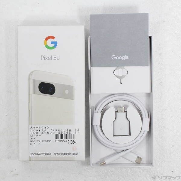 中古品〕Google Pixel 8a 128GB ポーセリン G576D SIMフリー