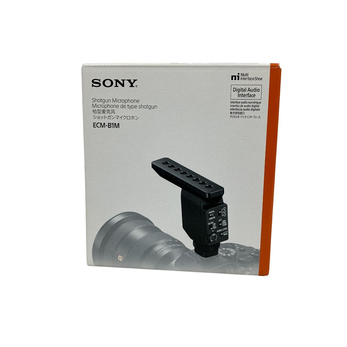 SONY ECM-B1M ショットガン マイクロフォン カメラ周辺機器 ソニー 良好 O10473734