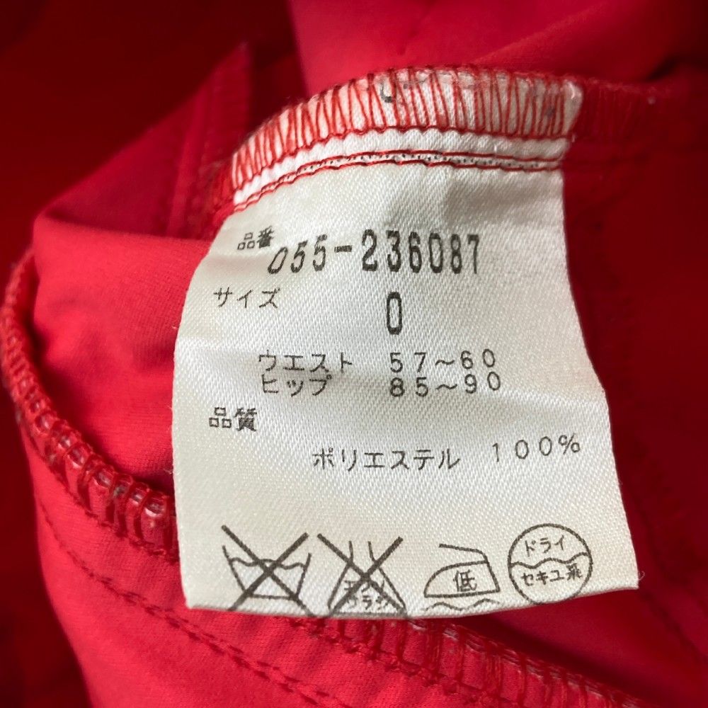 新品タグ付き PEARLY GATES レディースパンツ サイズ0 レッド 楽天市場