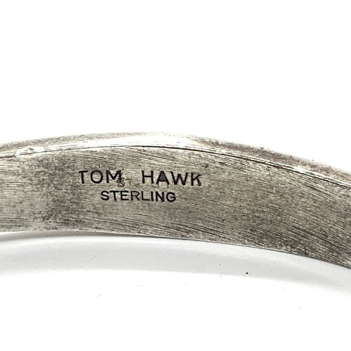 TOM HAWK トムホーク 2ライン スターリングシルバーバングル