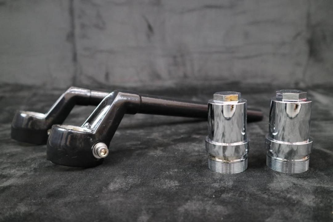 CBX純正 タイプ ハンドル 黒＋延長キット④/ バリオス1用 Ⅰ型 - メルカリ