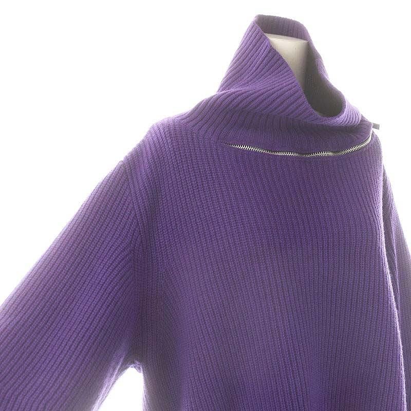 サカイ sacai 23AW high neck zip knit ジップ ニット セーター