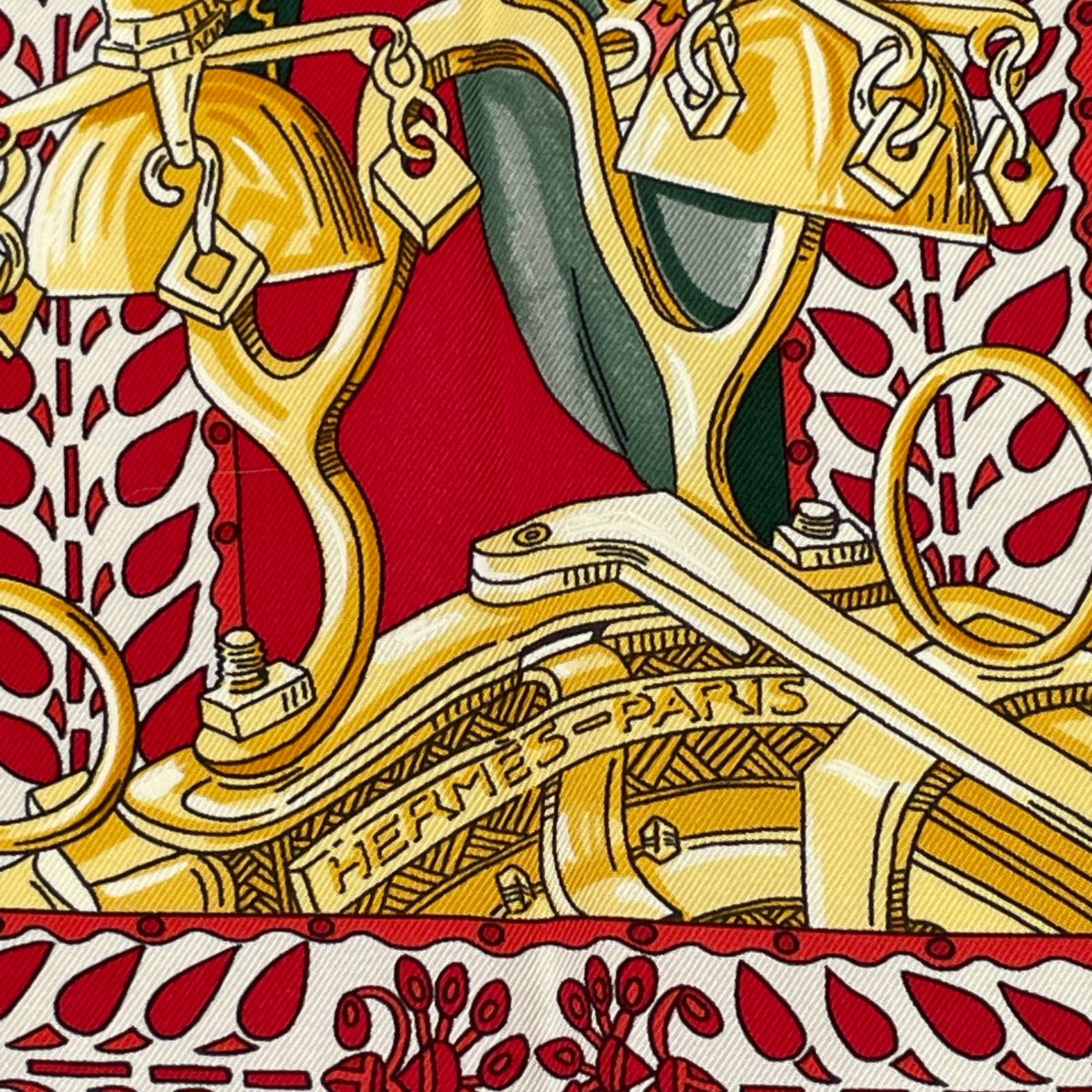 エルメス　HERMES　スカーフ　カレ90　マールワーリ馬のダンス エルメス カレ90 LA DANSE DU CHEVAL MARWARIマールワーリ馬の