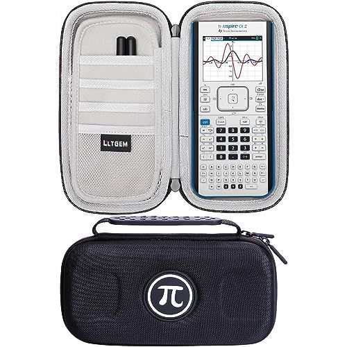【在庫セール】TI-Nspire CX/CX II/TI-83/TI-83 Instruments Plus/TI-84/TI-84 Plus/TI-84 Texas Plus CE/TI-85 ケース / TI-86/TI-89 LTGEM チタンカラーグラ