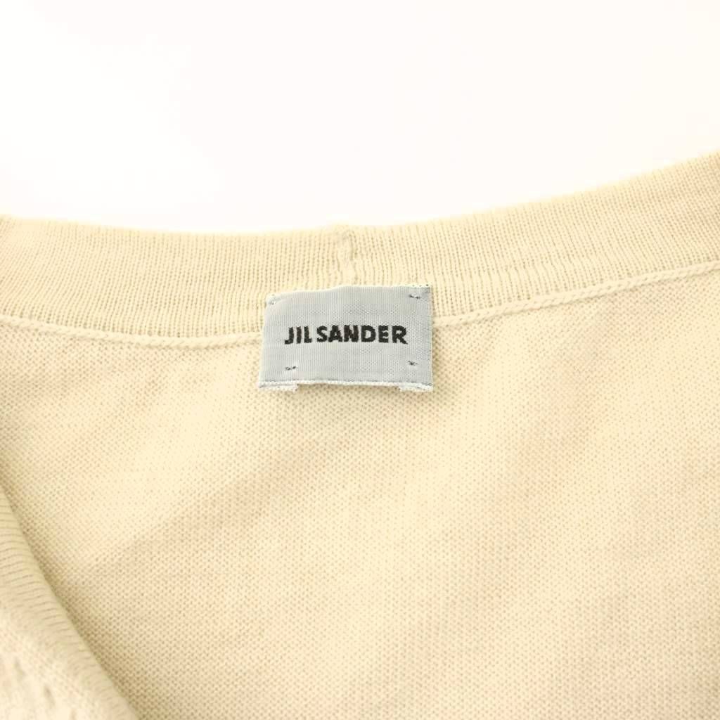 JIL SANDER 長袖ニットセーター 44 アイボリー JIL SANDER - JIL SANDER ジルサンダー ニット・セーター 44(S位