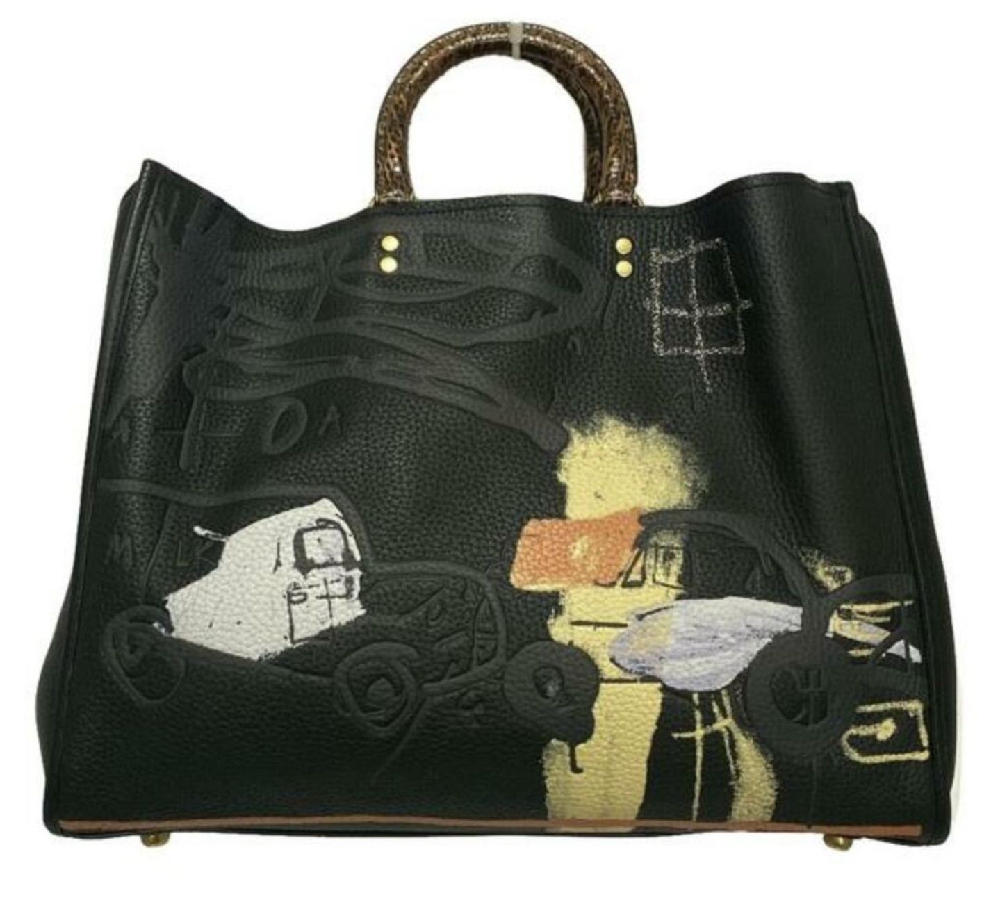 コーチ COACH ×JEAN-MICHEL BASQUIAT ローグ 39 黒 希少バッグ ウィズ 