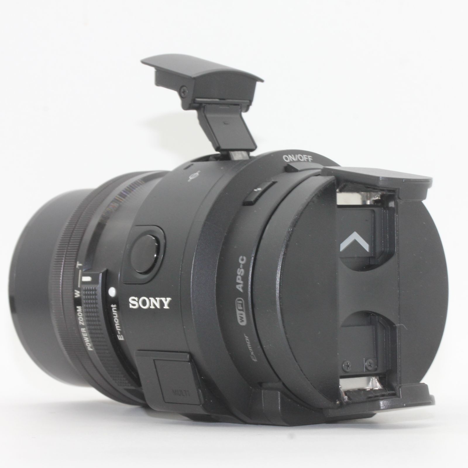 良品 ソニー SONY レンズスタイルカメラ ILCE-QX1 パワーズームレンズキット E PZ 16-50mm F3.5-5.6 OSS ブラック  ILCE-QX1L BQ - メルカリ