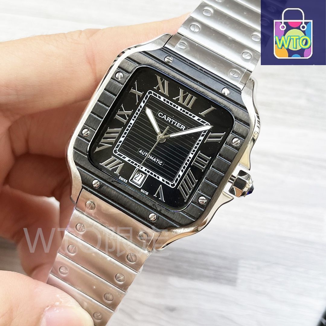 今日特価】Cartier カルティエ サントスシリーズ バンドは手で
