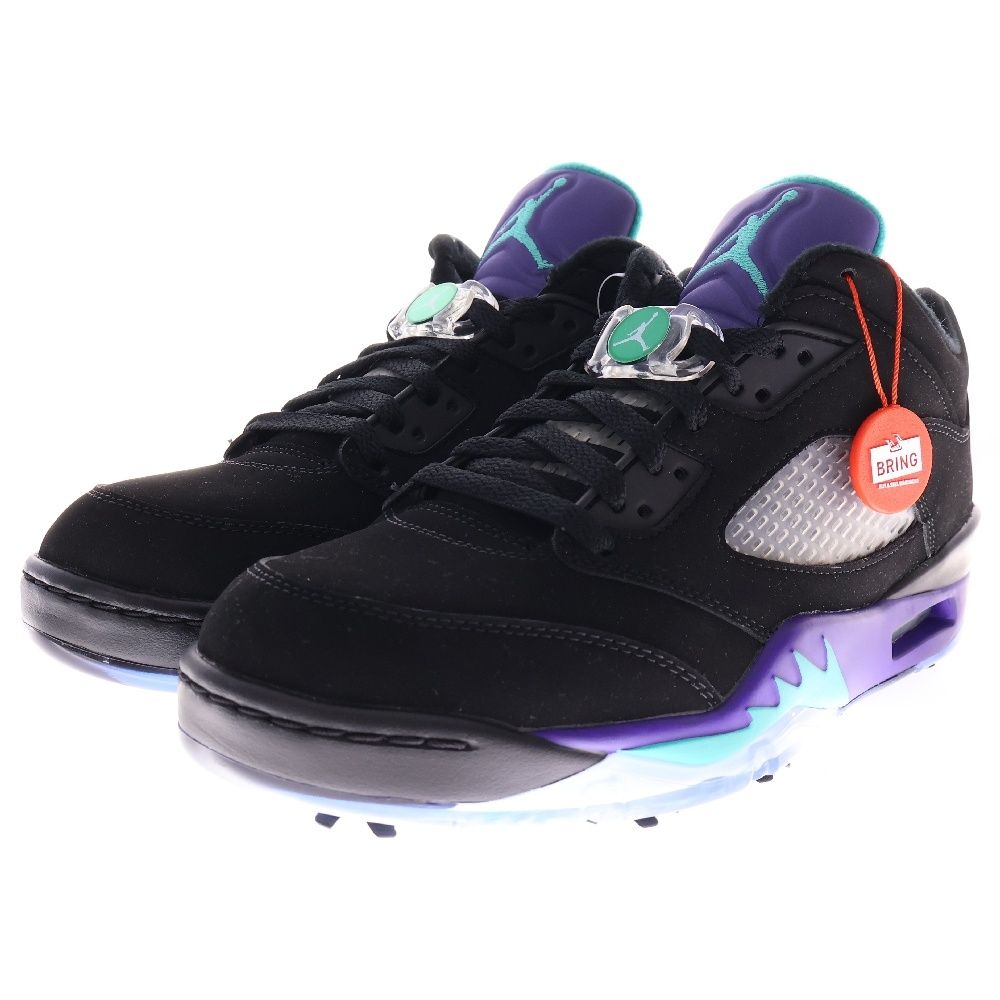 ゴルフシューズ Nike Air Jordan 5 Low CU4523-001 Buy Air Jordan 5 Low Golf 'Black Grape' - CU4523 001 | GOAT