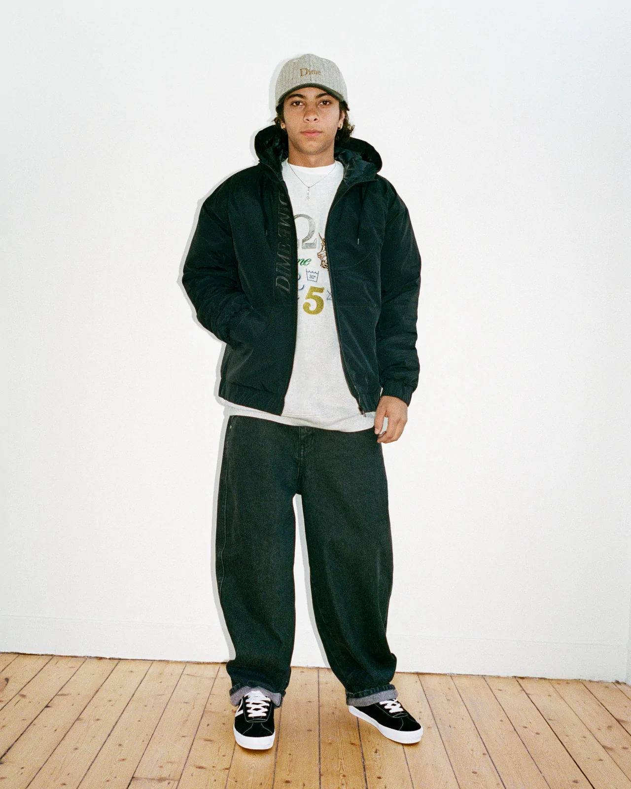 ダイム】DIME QUILTED HOODED JACKET ジャケット