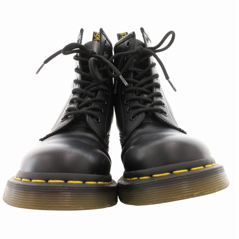ドクターマーチン/イングランド製/8ホールブーツ/イエローステッチ/レースアップ Dr.Martens ドクターマーチン 8ホール イエローステッチ レース