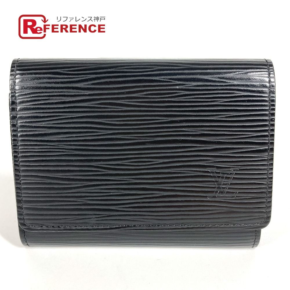 LOUIS VUITTON ルイヴィトン カードケース アンヴェロップ カルト ドゥ ヴィジット M56582 エピレザー ノワール ブラック