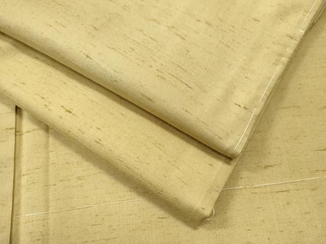 平和屋着物○本加賀友禅 岡本幸治監修 白山紬 色無地 蒸栗色