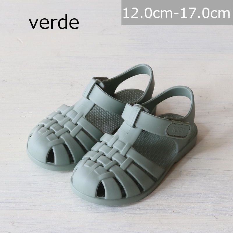 【3月中旬以降入荷次第お届けのご予約】igor（イゴール）CLASICA V. verde 20-28size  キッズ サンダル 12cm-17cm