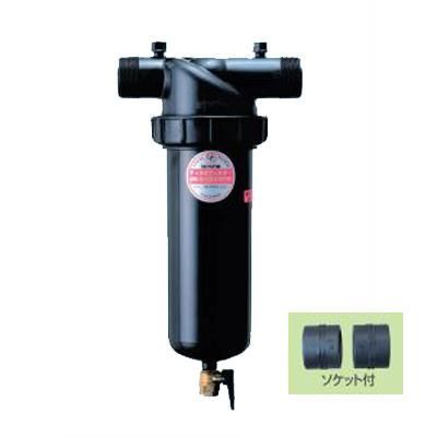 住化農業資材 ディスクフィルター 40A 80メッシュ 40mm ろか ろ材 こし器 ろ過器 ろ過機 濾過器 接続ソケット付 WB-6031