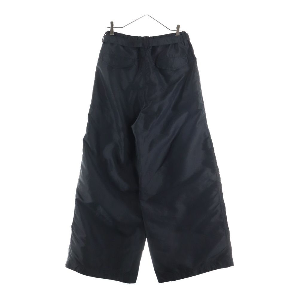 Sacai サカイ 24 AW Nylon Twill Pants ナイロンワイドパンツ トラウザー ブラック 24-03451 M