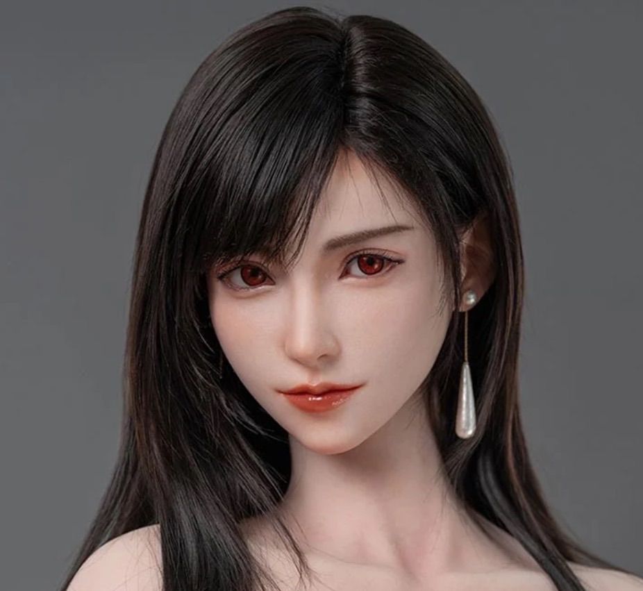 1/6 フィギュア ヘッド 12インチ 手仕上げ FF ティファモデル Amazon.co.jp: 1/6 フィギュア 女性 ヘッド 美少女 リアル