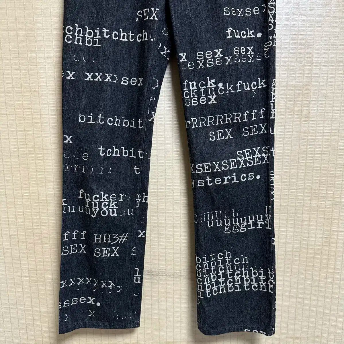 HYSTERIC GLAMOUR ヒステリックグラマー レタリング パンツ S サイズ WWW_DECORATOM_COM_BR