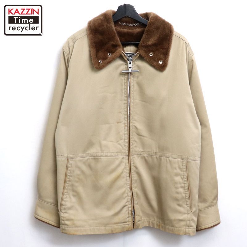 70s マイティ―マック ボア ジャケット メンズ XLサイズ相当 ビッグサイズ オーバーサイズ