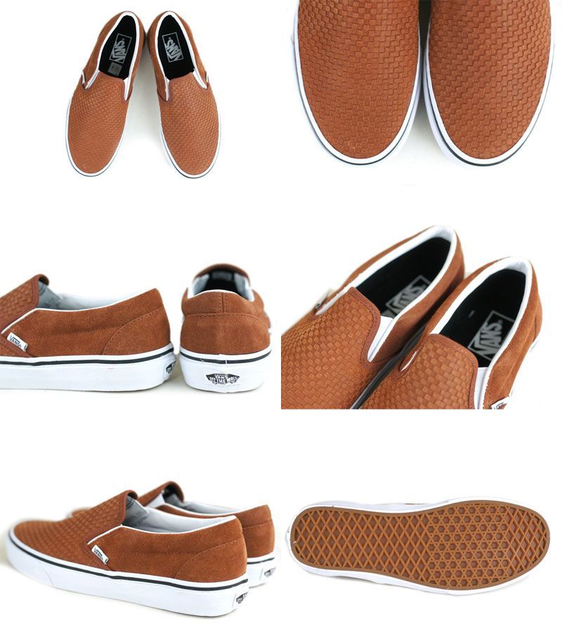 Vans classic slip on embossed suede sequoia sale