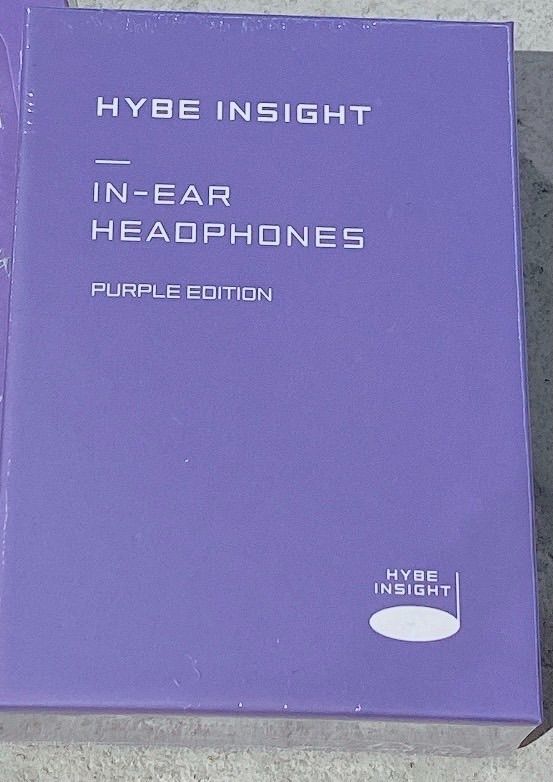 HYBE INSIGHT限定イヤホン　PURPEL Editionイヤモニ