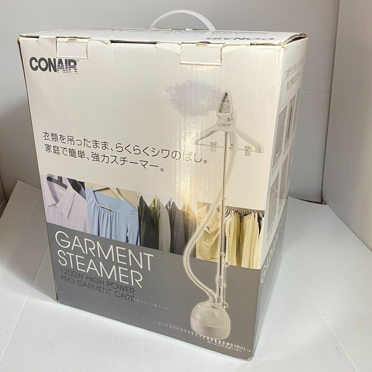 CONAIR GS18J WHITE ガーメントスチーマー 売れ筋商品 4224円引き www