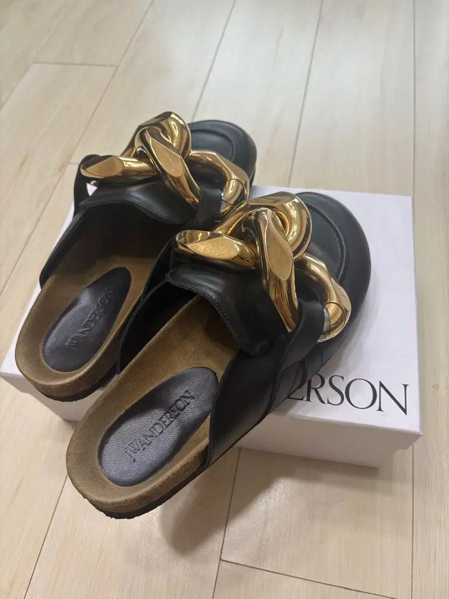 ショップ jwKinloch Andersonボールドチェーンミュール 38 JW Anderson