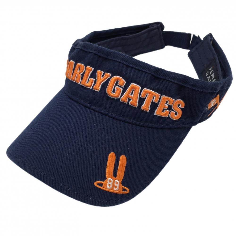 1円】【美品】PEARLY GATES パーリーゲイツ サンバイザー ブラック系